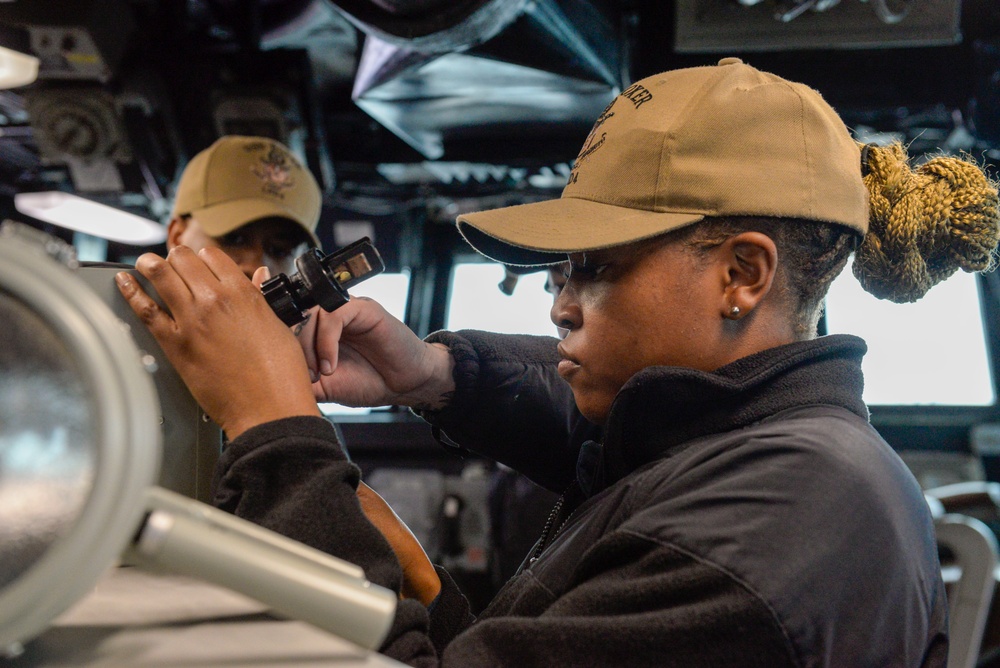 USS Boxer Quartermasters at Work