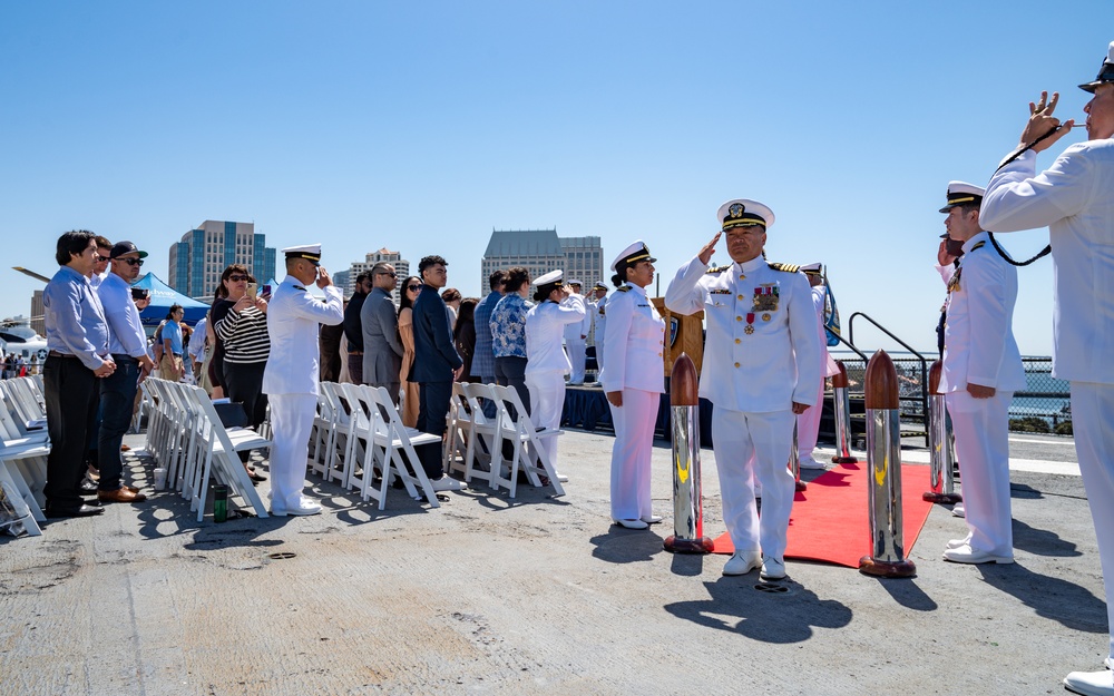 Capt. Noel Dahlke Retires at USS Midway Museum