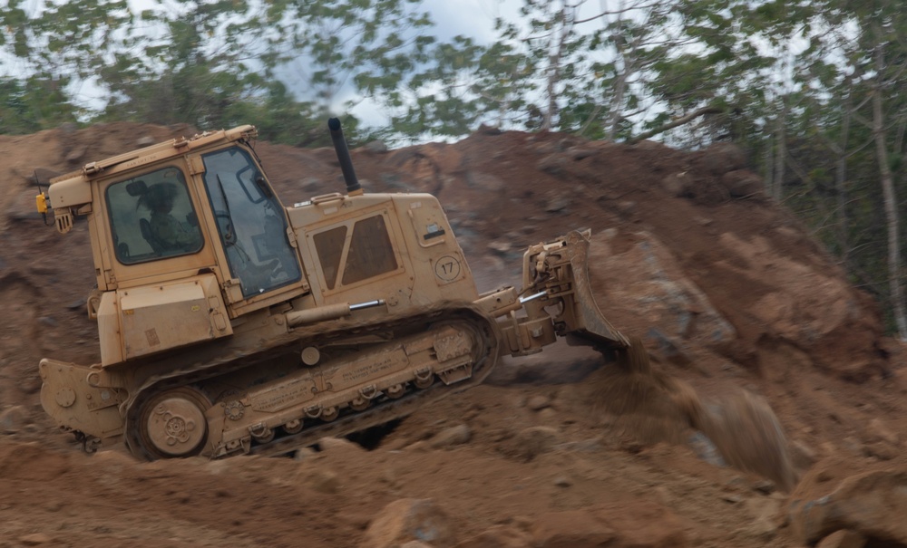 130th Engineer Brigade Constructs Range, Balikatan 23, Philippines