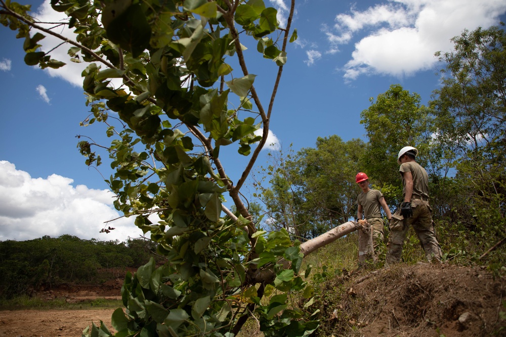 130th Engineer Brigade Constructs Range, Balikatan 23, Philippines