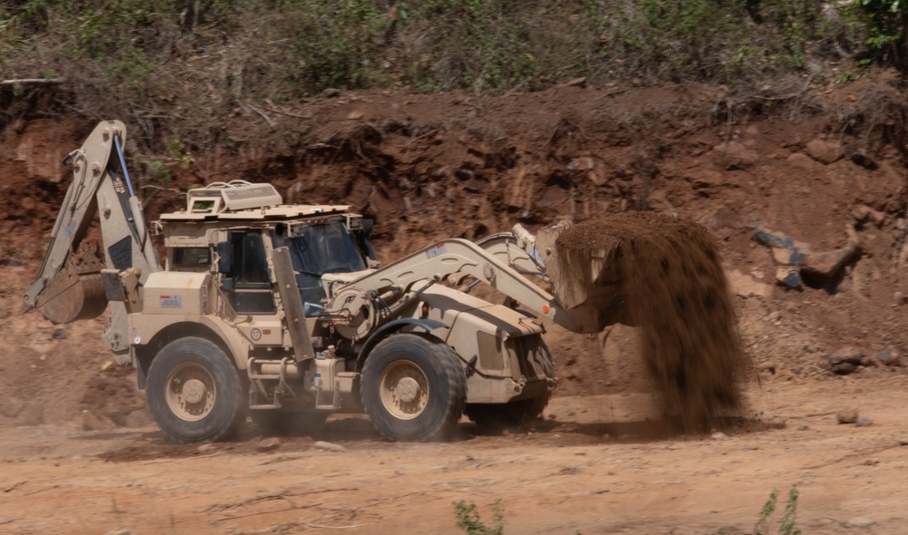 130th Engineer Brigade Constructs Range, Balikatan 23, Philippines