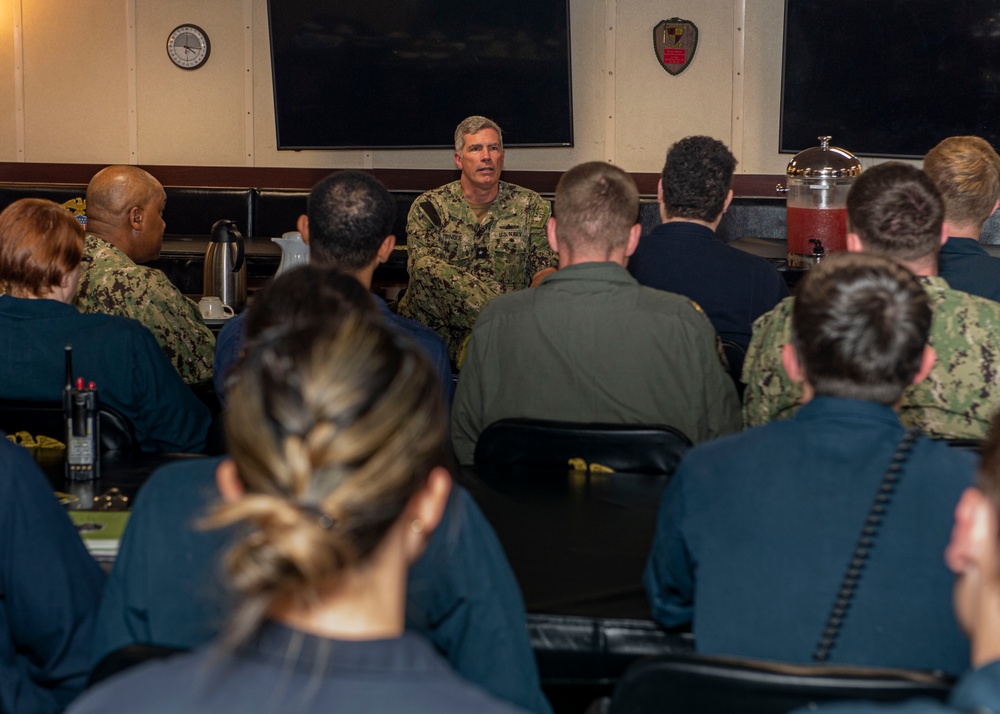 Rear Adm. Trinque Visits Various ESG7 Units