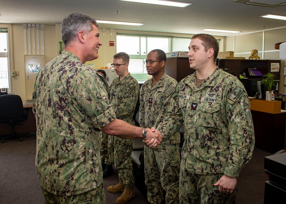 Rear Adm. Trinque Visits Various ESG7 Units