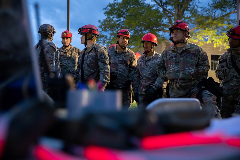 758th Engineers conduct search and rescue at Guardian Response 23