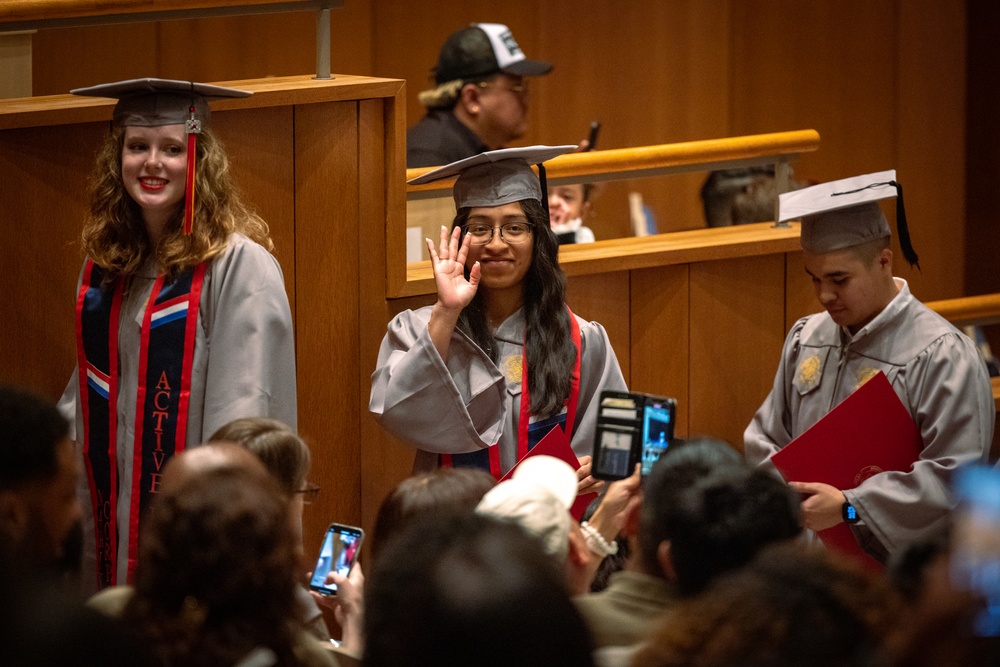 UMGC holds graduation for service members at Otori Hall