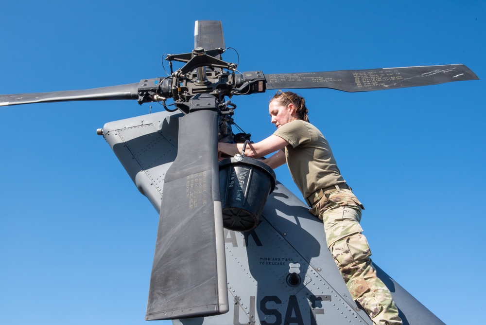 Dedicated Crew Chief SSgt Natalie Glass