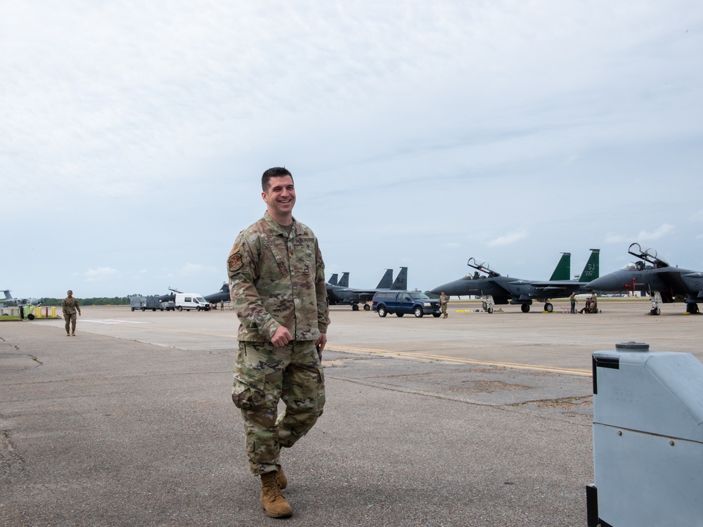 Locke on a Strike Eagle Walk