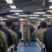 USS America (LHA 6) Holds All Hands Call With ESG 7