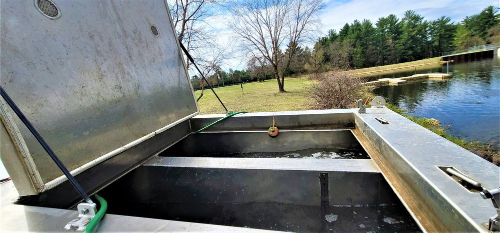 USFWS plants 15,000-plus rainbow trout at Fort McCoy for 2023 fishing season