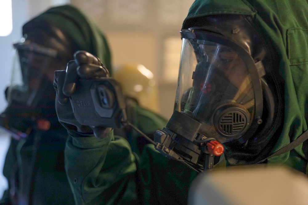 Exercise: Chemicals in the air 31st MEU is prepared