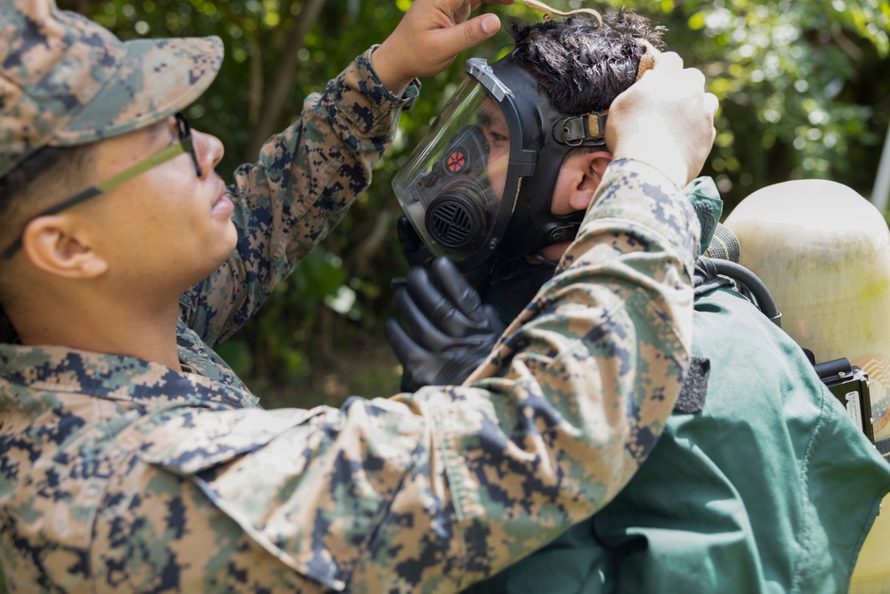 Exercise: Chemicals in the air 31st MEU is prepared