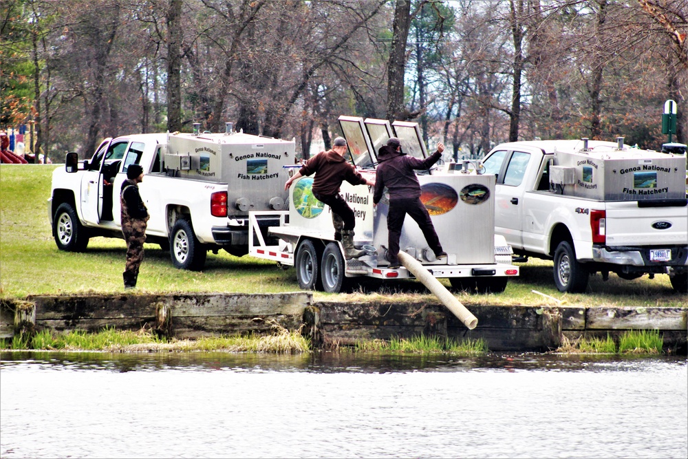 DVIDS - Images - USFWS plants 15,000-plus rainbow trout at Fort McCoy ...