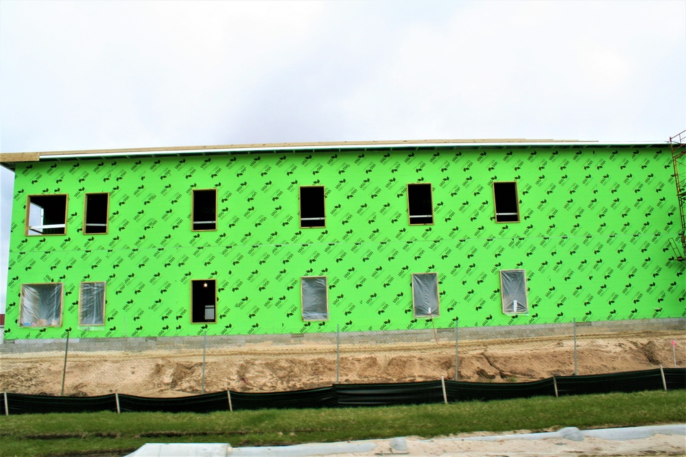 April 2023 construction operations of $11.96 million transient training brigade headquarters at Fort McCoy