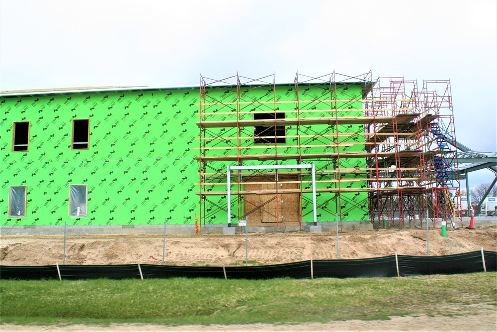 April 2023 construction operations of $11.96 million transient training brigade headquarters at Fort McCoy