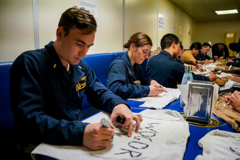 SHELLBACK CEREMONY ABOARD USS OAKLAND