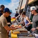 ALUMINUM BEACH PICNIC ABOARD USS OAKLAND