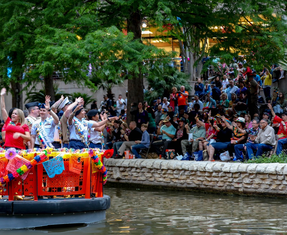 Texas Cavaliers River Parade during 2023 Fiesta