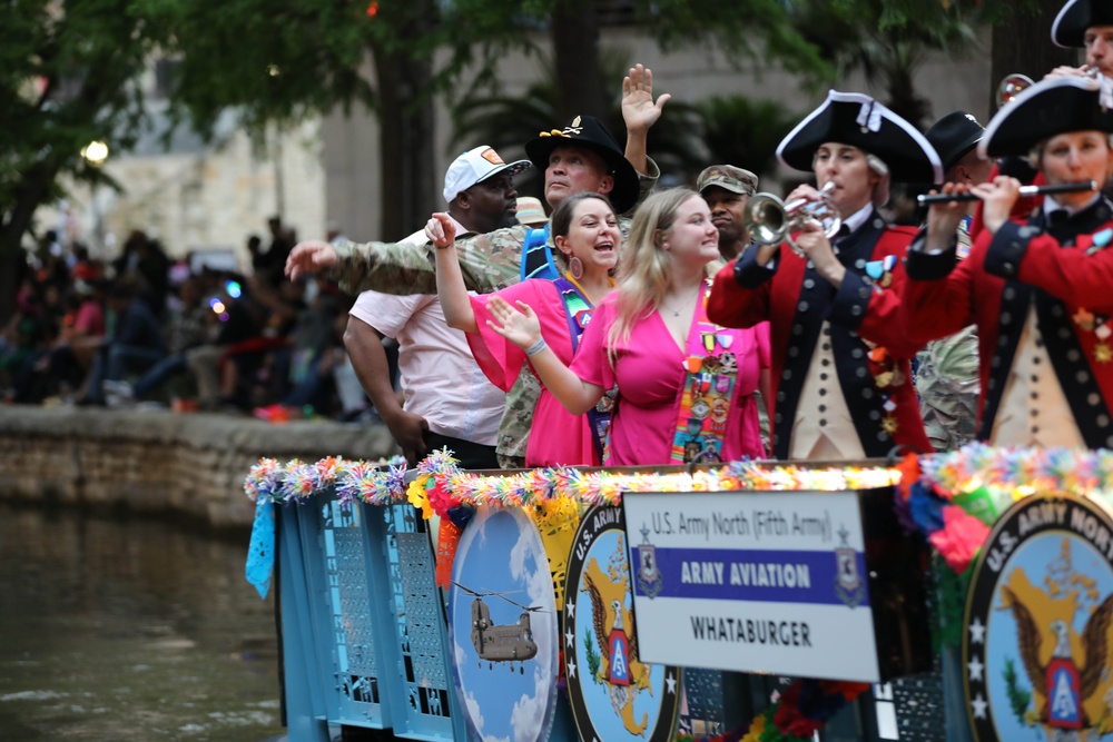 DVIDS Images Texas Cavaliers River Parade during 2023 Fiesta San