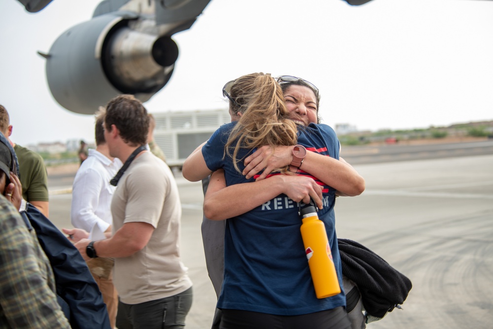 U.S. Citizens Evacuate to Camp Lemonnier from  Sudan