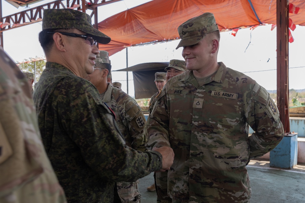 Balikatan 23 | Brig. Gen. Krishnamurti Mortela Visits ENCAP 1 Site, Province of Ilocos Norte, Philippines
