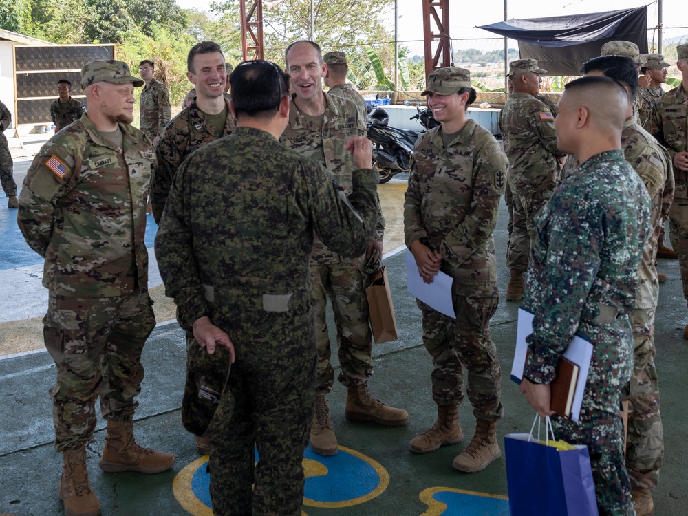 Balikatan 23 | Brig. Gen. Krishnamurti Mortela Visits ENCAP 1 Site, Province of Ilocos Norte, Philippines