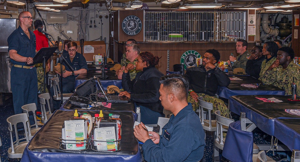 USS Ronald Reagan (CVN 76) host Holocaust memorial