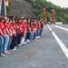 USS Ronald Reagan (CVN 76) hosts Kinnick High School students for group photo