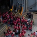 USS Ronald Reagan (CVN 76) hosts Kinnick High School students for group photo