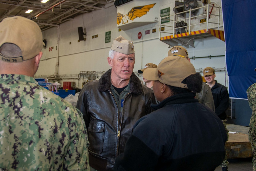 USS Ronald Reagan (CVN 76) hosts Commander, Naval Air Forces