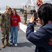 USS Ronald Reagan (CVN 76) hosts Kinnick High School students for group photo