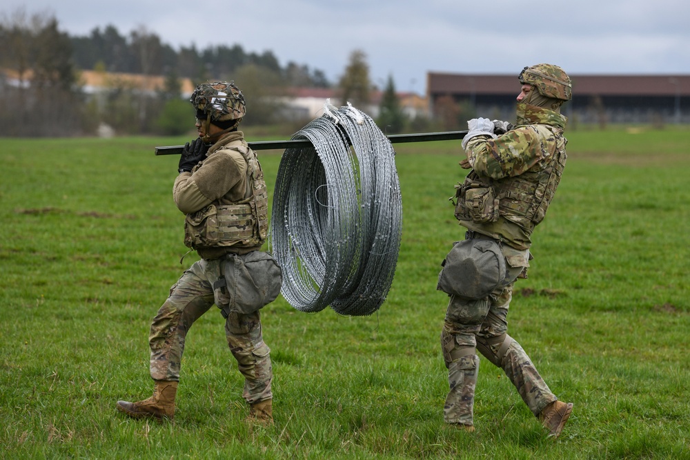 500th Engineer Support Company field exercise