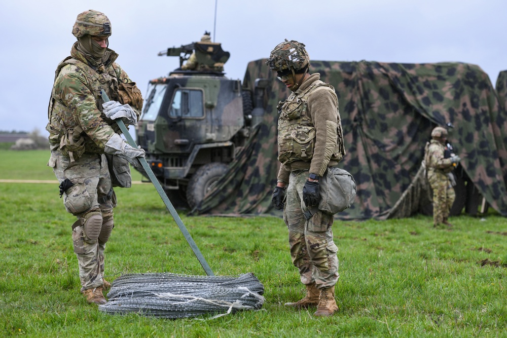 500th Engineer Support Company field exercise