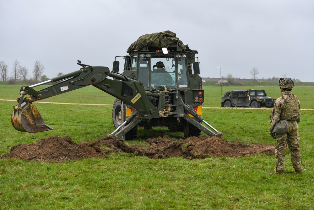 500th Engineer Support Company field exercise