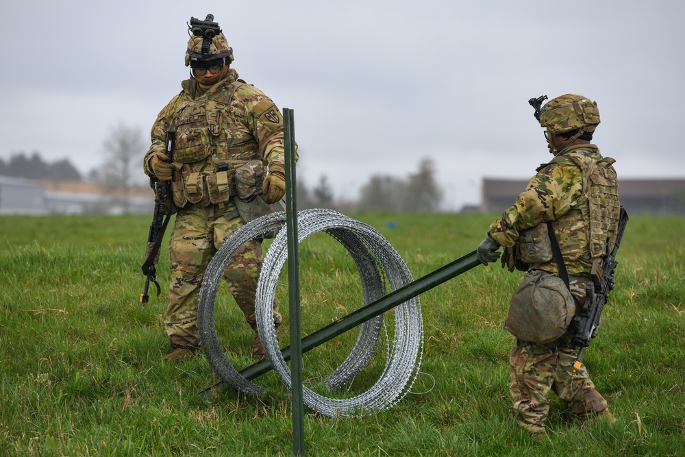 500th Engineer Support Company field exercise