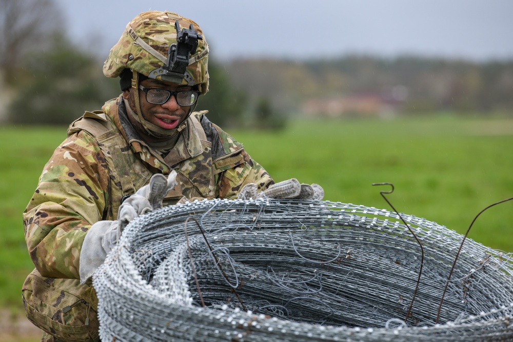 500th Engineer Support Company field exercise