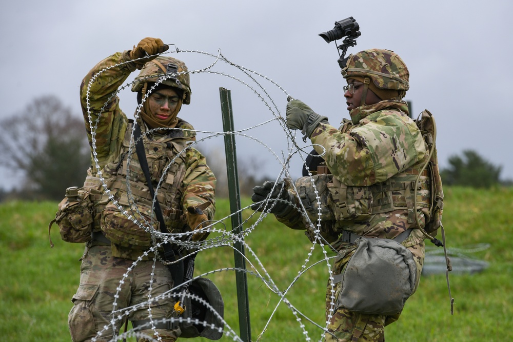 500th Engineer Support Company field exercise