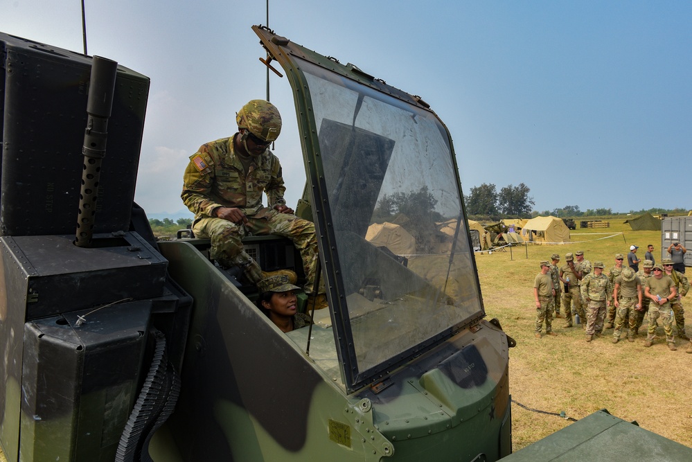 Mississippi Army National Guard members host Philippine Armed Forces for Air Defense Artillery demonstrations