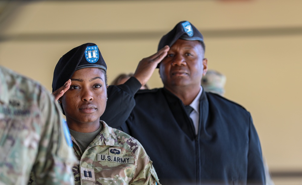 Headquarters and Headquarters Detachment Change of Command Ceremony