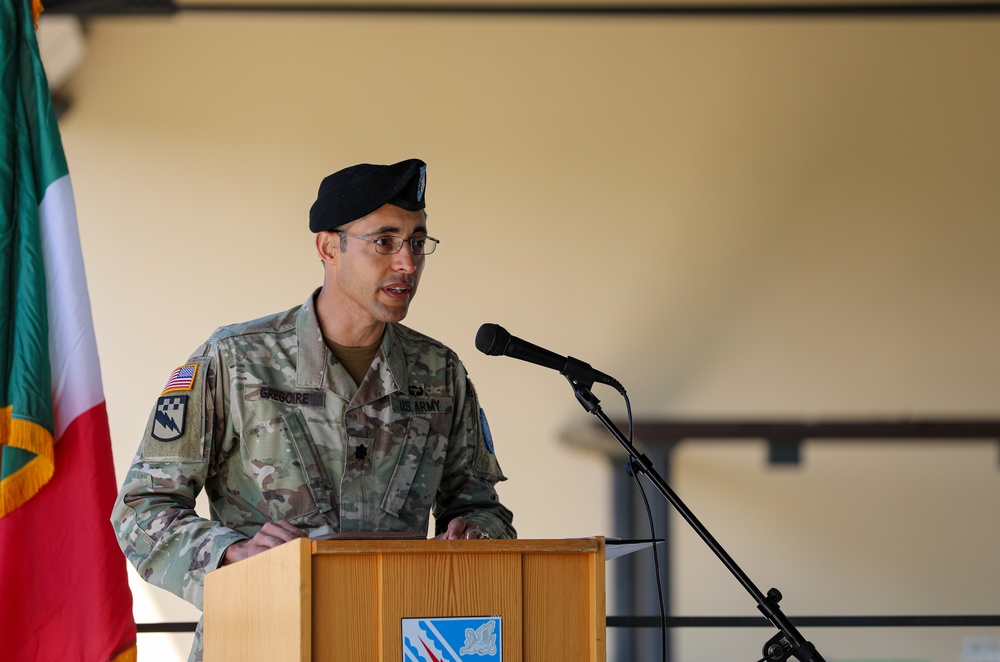 Headquarters and Headquarters Detachment Change of Command Ceremony