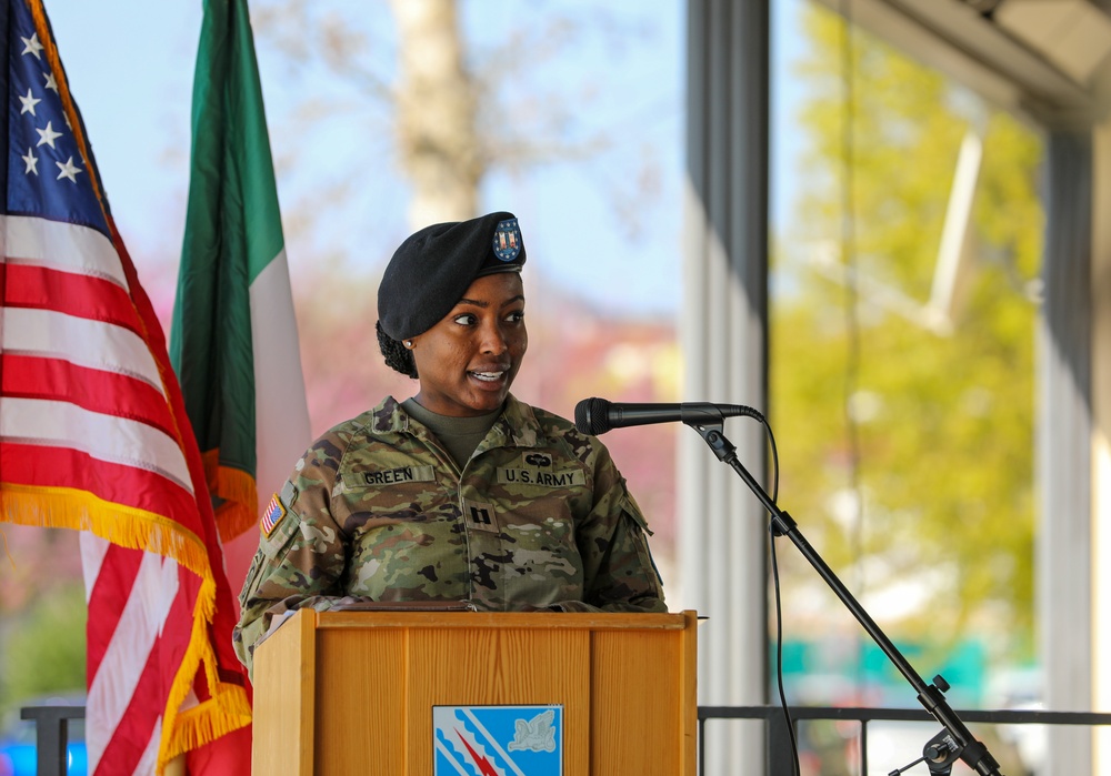 Headquarters and Headquarters Detachment Change of Command Ceremony