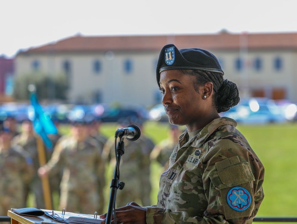 Headquarters and Headquarters Detachment Change of Command Ceremony