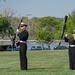 The United States Naval Academy holds the second formal parade of the season on Worden Field.