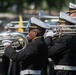 The United States Naval Academy holds the second formal parade of the season on Worden Field.