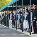 The United States Naval Academy holds the second formal parade of the season on Worden Field.