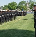 The United States Naval Academy holds the second formal parade of the season on Worden Field.