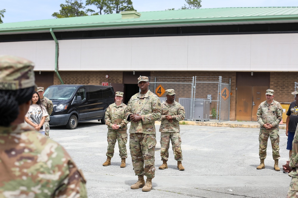 Division Sustainment Soldiers Deploy to Europe