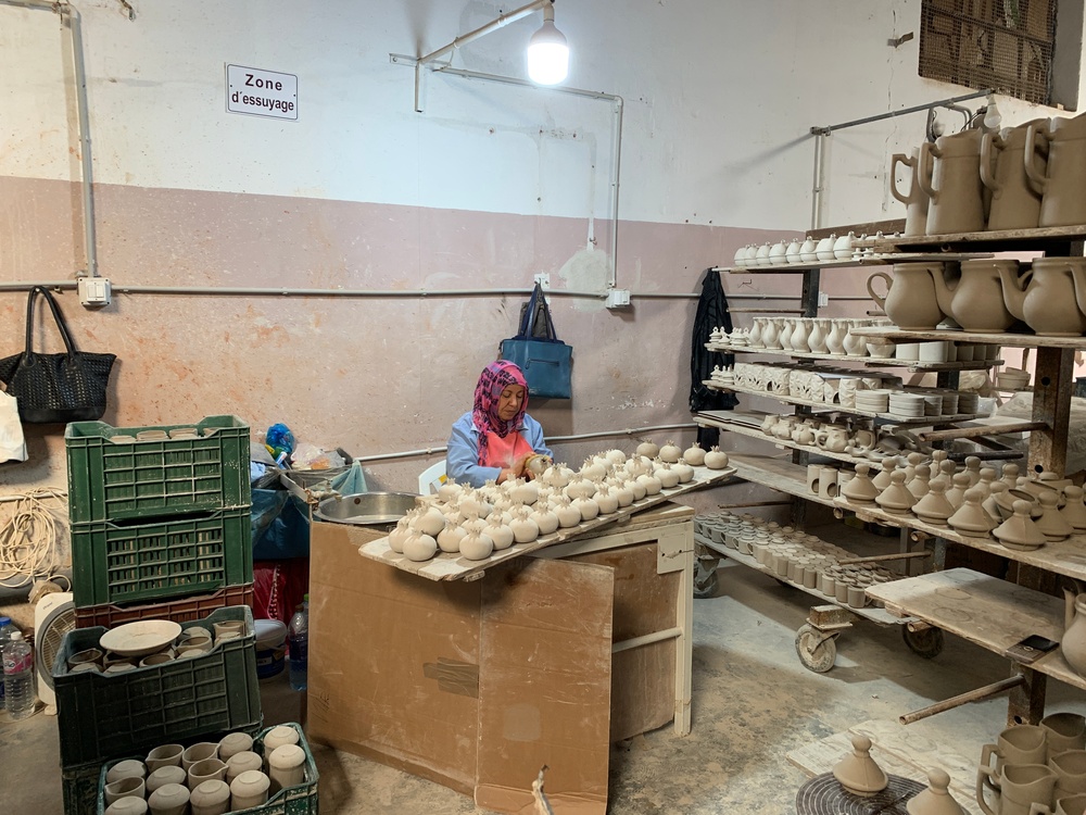 Poterie Slama, a USAID-Supported Pottery Handicraft Company in Nabeul, Tunisia