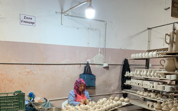 Poterie Slama, a USAID-Supported Pottery Handicraft Company in Nabeul, Tunisia