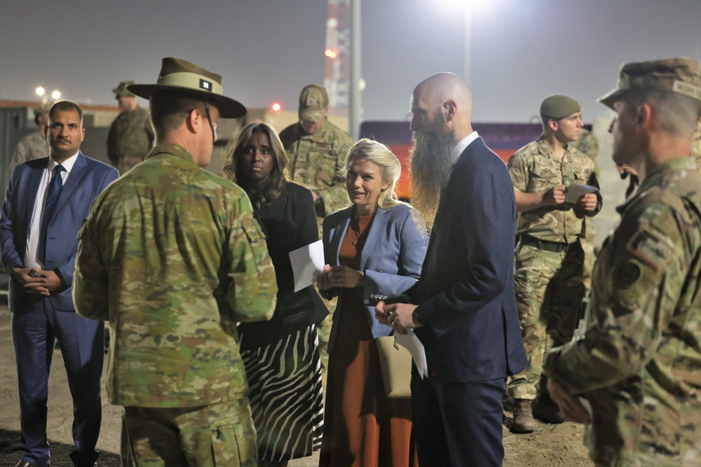 ANZAC Day commemoration at Camp Arifjan, Kuwait, April, 2023