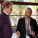 USAID/Tunisia Mission Director Scott Dobberstein Talks with a Tunisian Entrepreneur